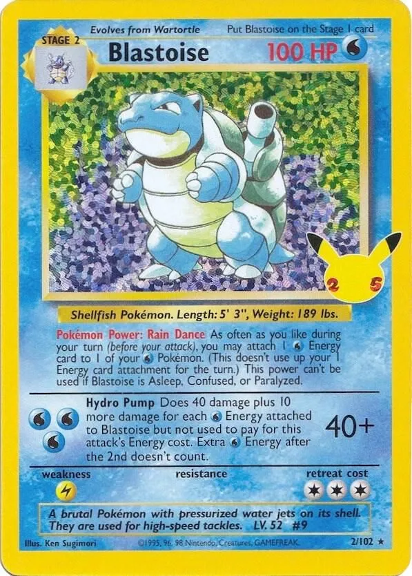 Blastoise — Celebrations: Classic Collection — Pokemon