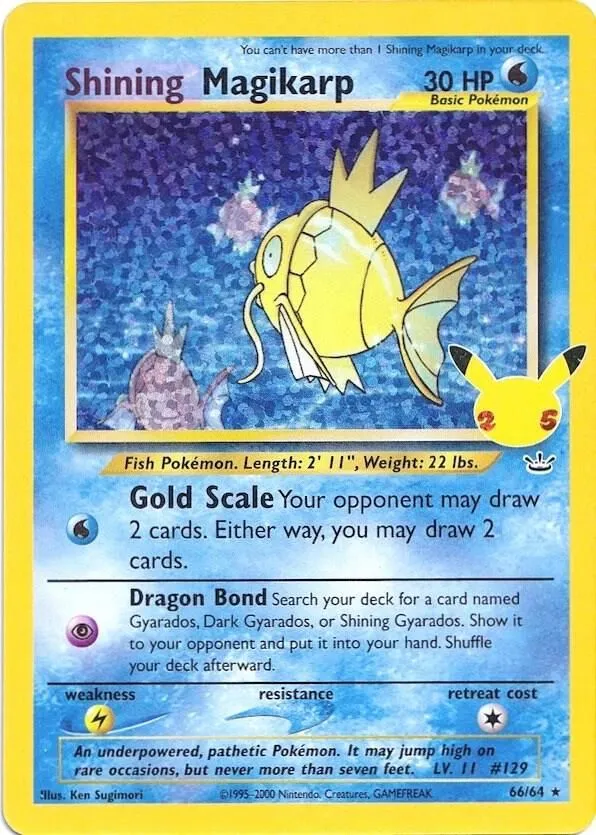 Shining Magikarp — Celebrations: Classic Collection — Pokémon