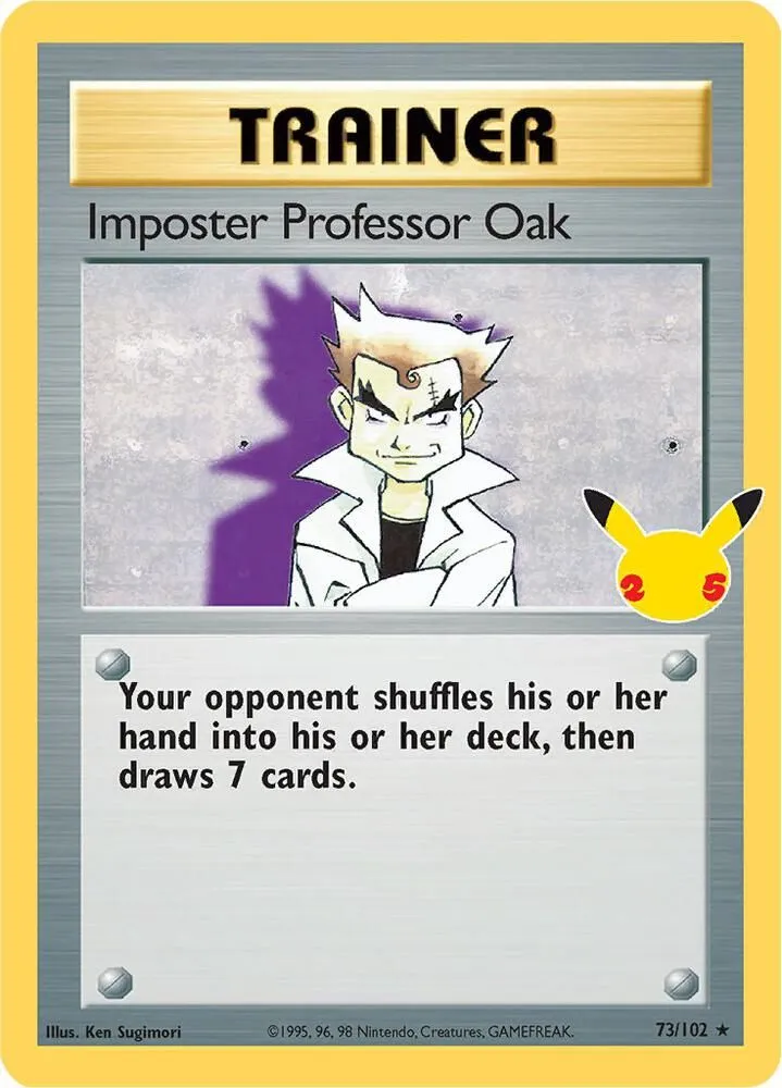 Imposter Professor Oak — Celebrations: Classic Collection — Pokémon