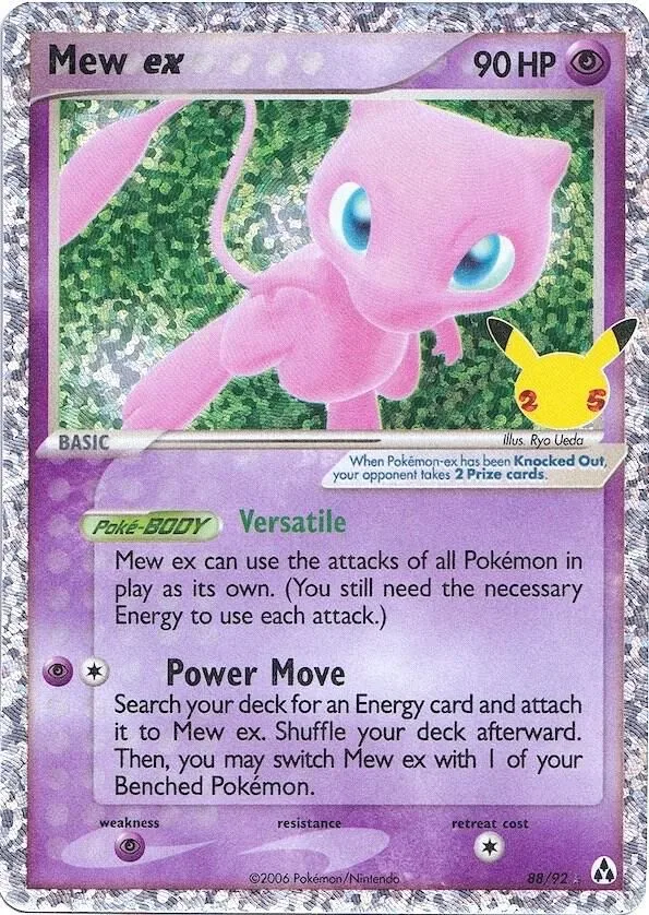 Mew ex — Celebrations: Classic Collection — Pokémon