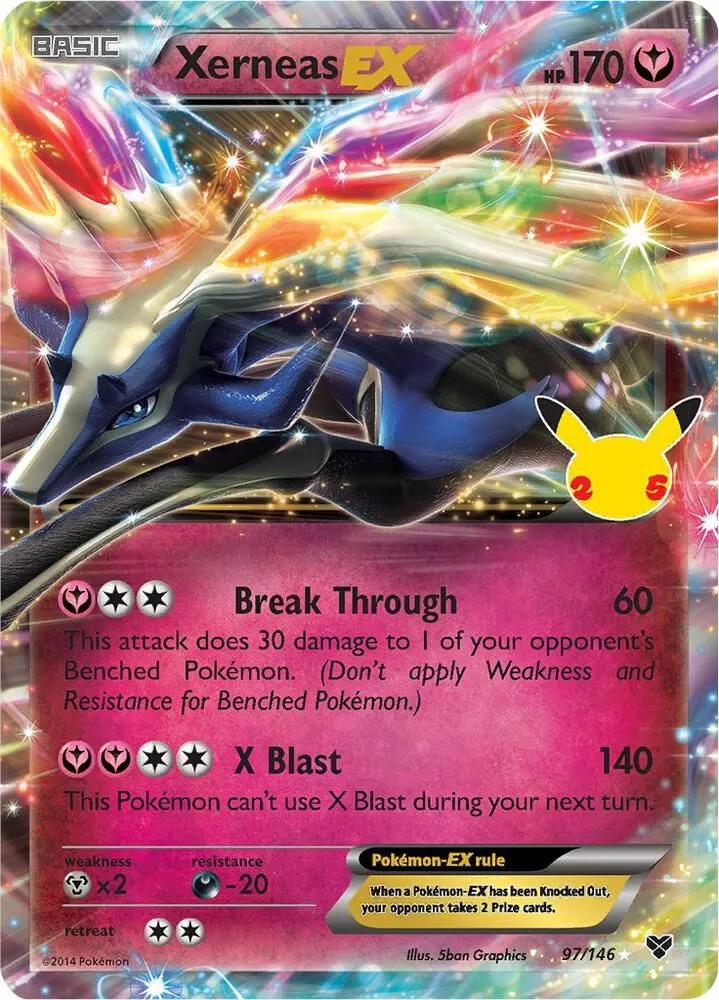 Xerneas EX — Celebrations: Classic Collection — Pokemon