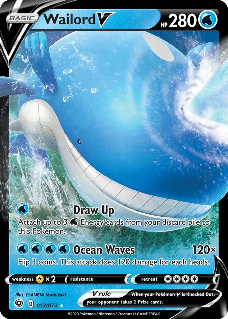 Wailord V — Champion's Path — Pokemon