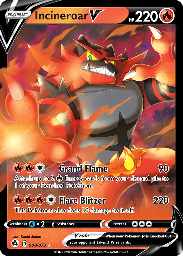 Incineroar V — Champion's Path — Pokémon