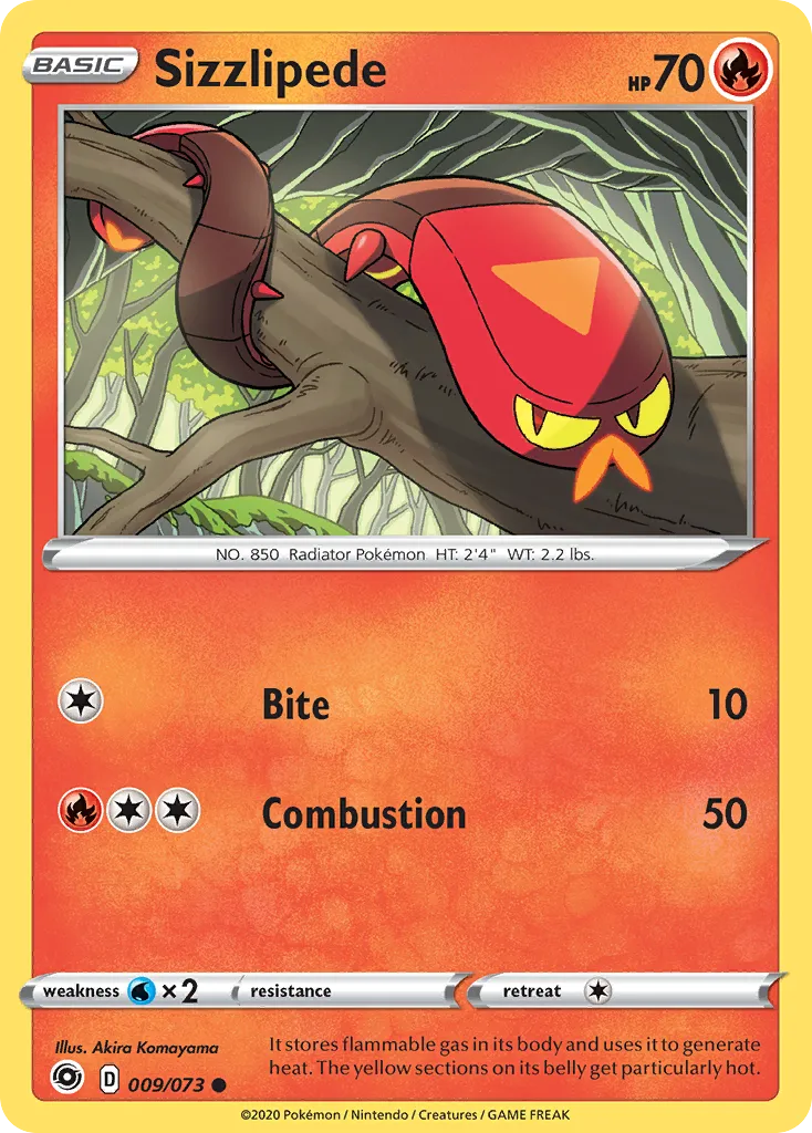Sizzlipede — Champion's Path — Pokémon