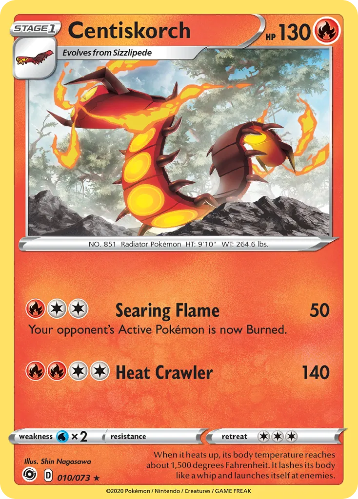 Centiskorch — Champion's Path — Pokémon