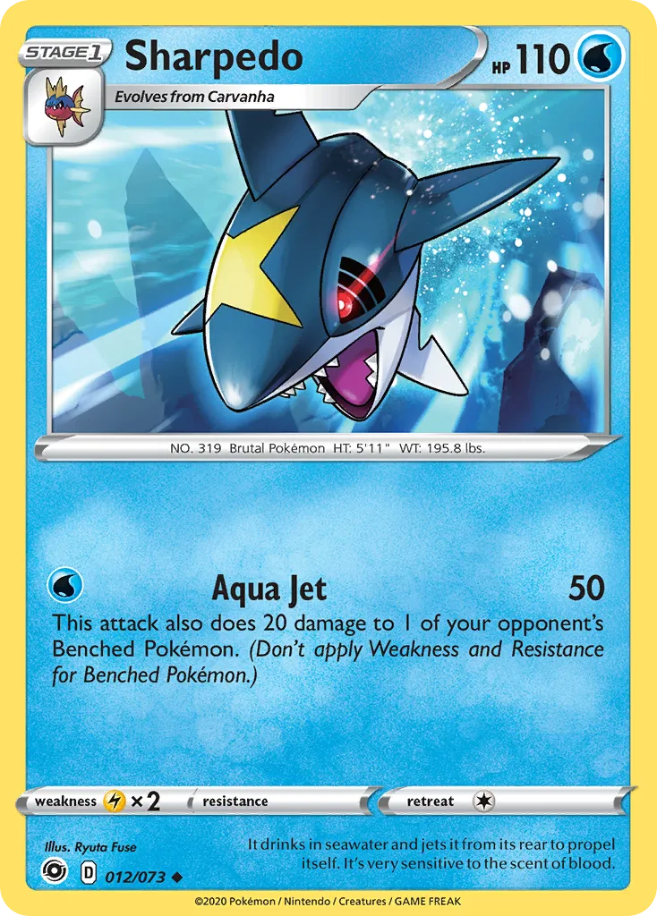 Sharpedo — Champion's Path — Pokémon