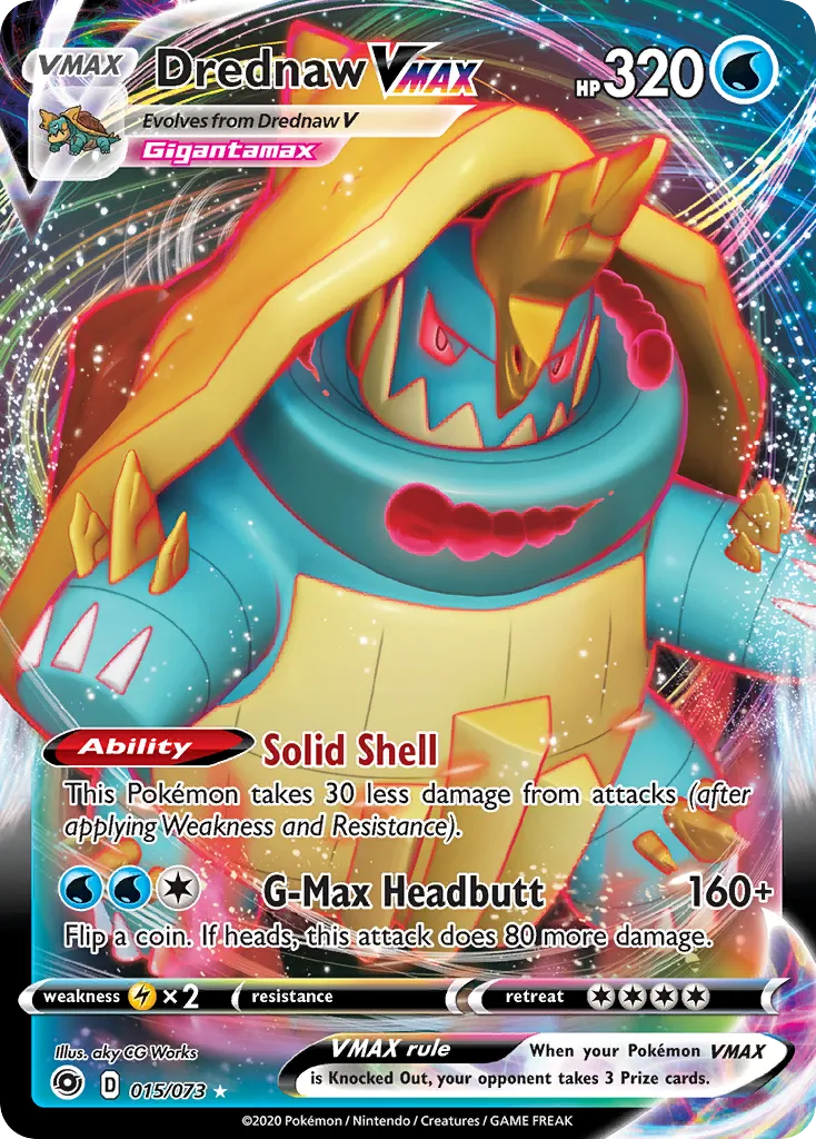 Drednaw VMAX — Champion's Path — Pokémon