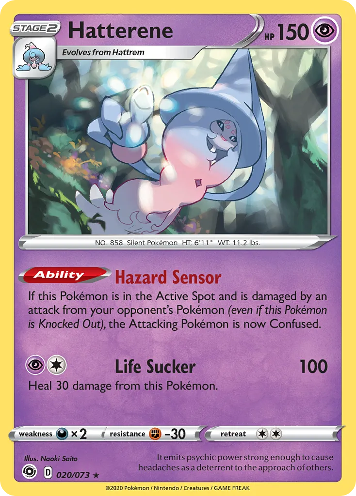 Hatterene — Champion's Path — Pokémon