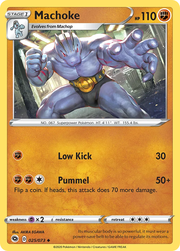 Machoke — Champion's Path — Pokémon