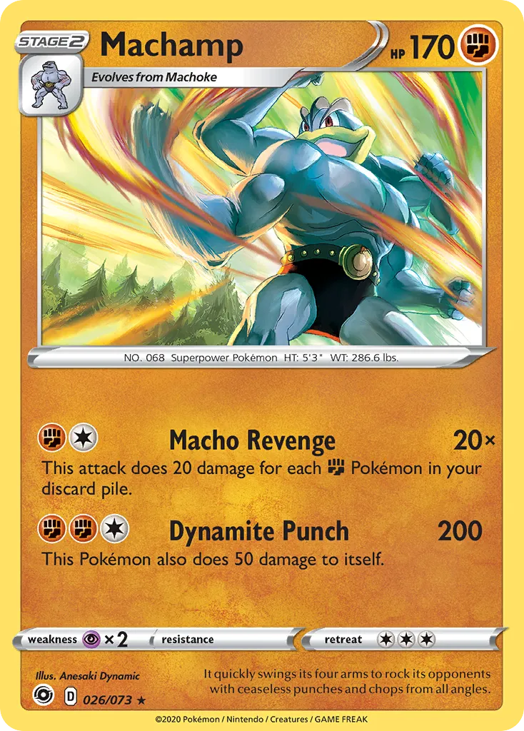 Machamp — Champion's Path — Pokémon
