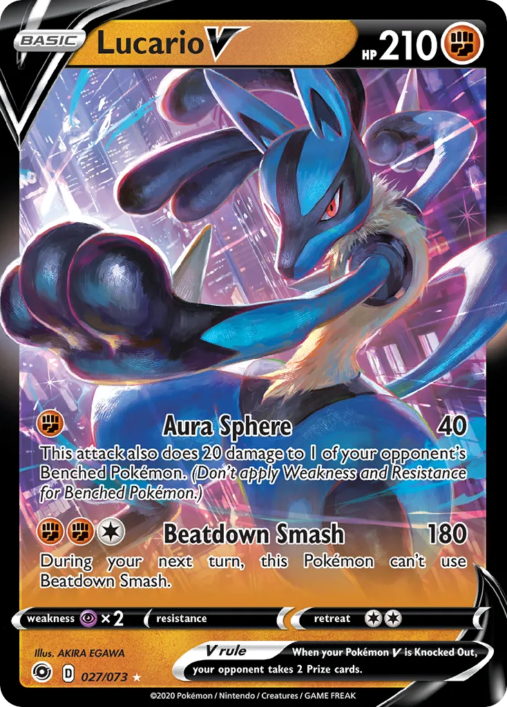 Lucario V — Champion's Path — Pokémon