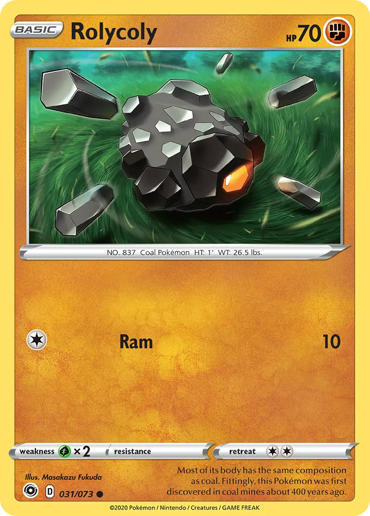 Rolycoly — Champion's Path — Pokémon