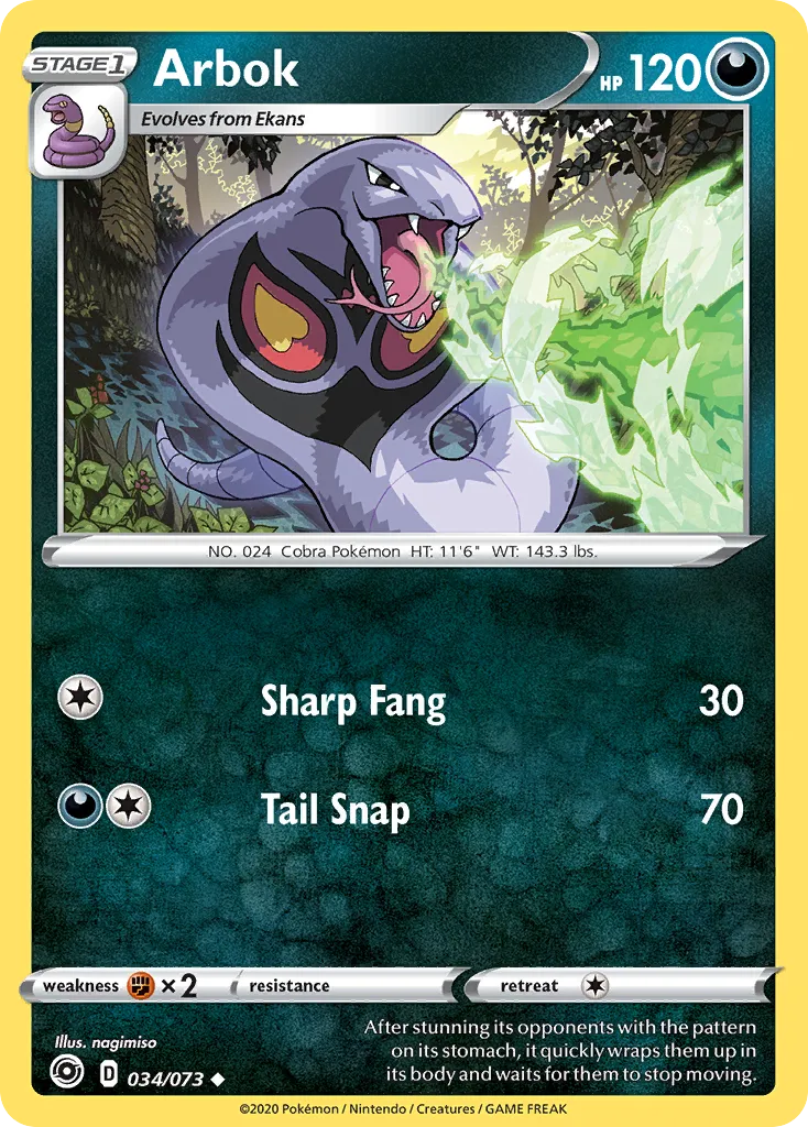Arbok — Champion's Path — Pokémon