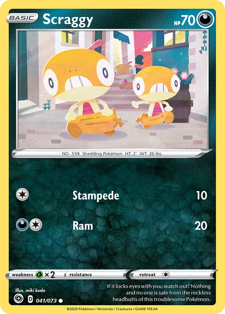 Scraggy — Champion's Path — Pokémon