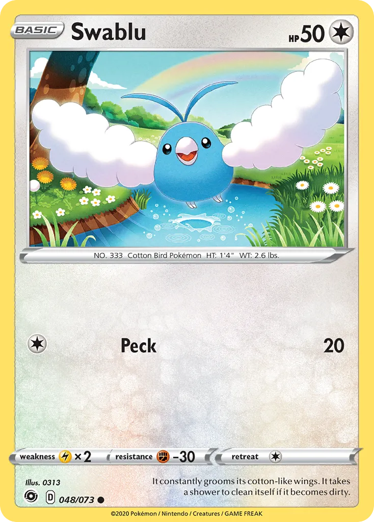 Swablu — Champion's Path — Pokemon