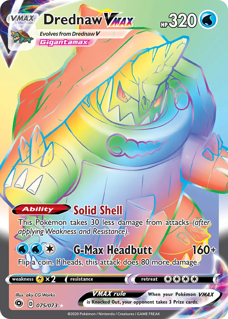 Drednaw VMAX — Champion's Path — Pokémon