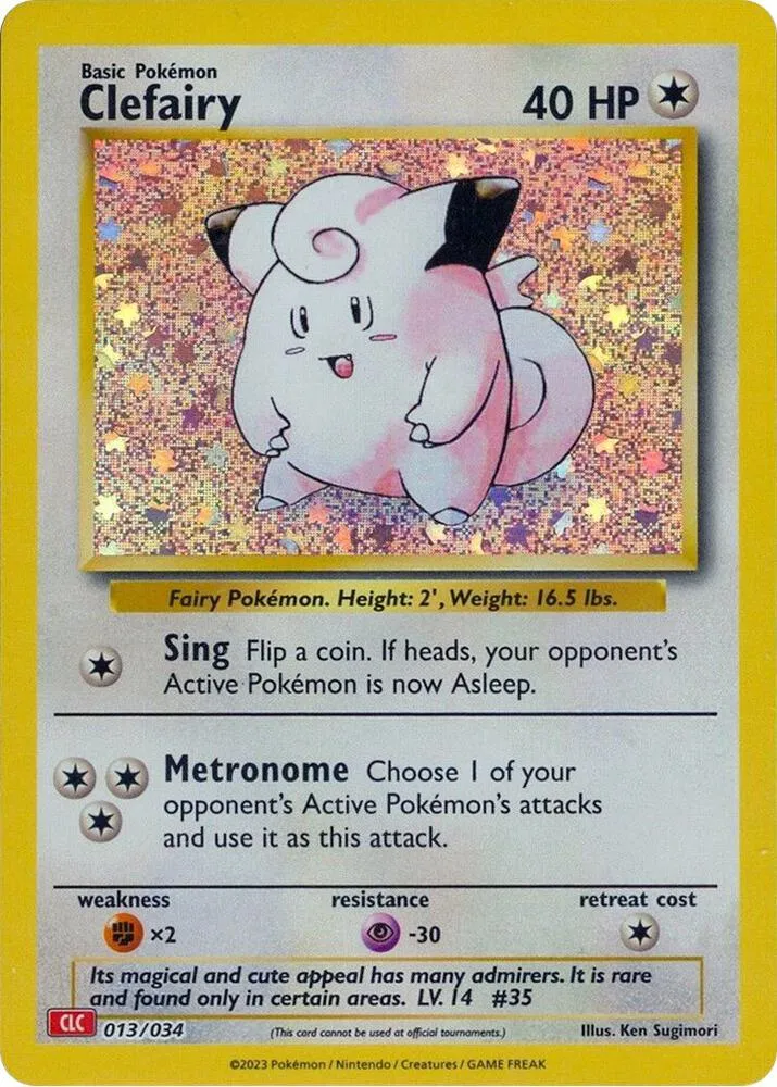 Clefairy — Trading Card Game Classic — Pokemon