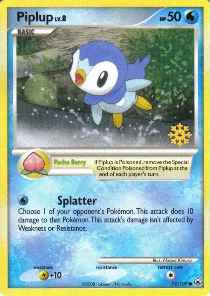 Piplup — Countdown Calendar Promos — Pokemon