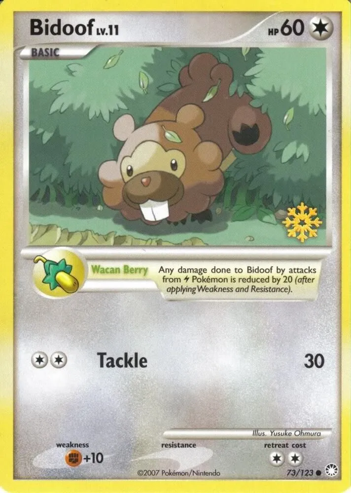 Bidoof — Countdown Calendar Promos — Pokemon