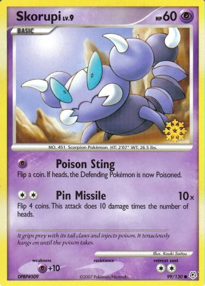 Skorupi — Countdown Calendar Promos — Pokemon
