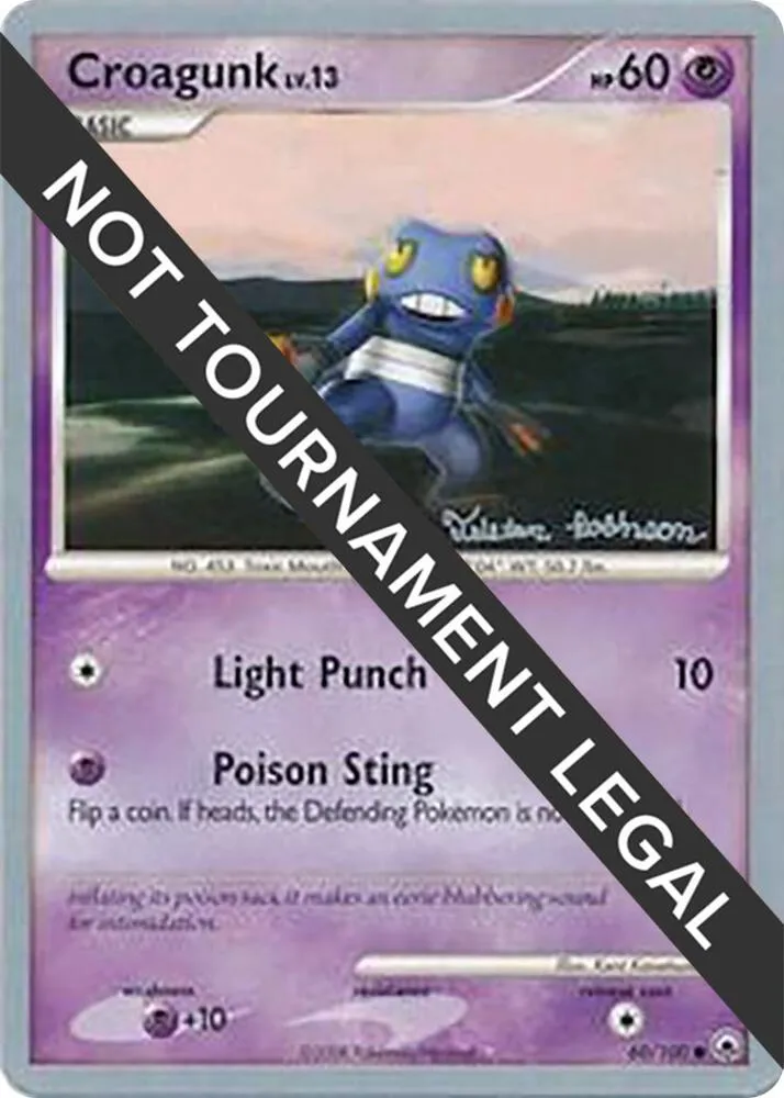 Croagunk — World Championship Decks — Pokemon