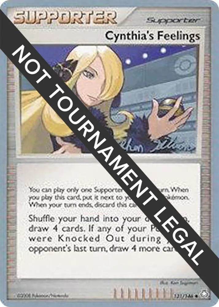 Cynthia's Feelings — World Championship Decks — Pokemon