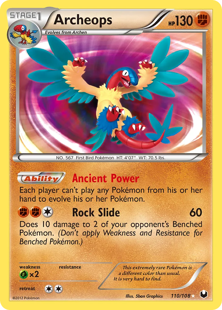 Archeops — Dark Explorers — Pokemon