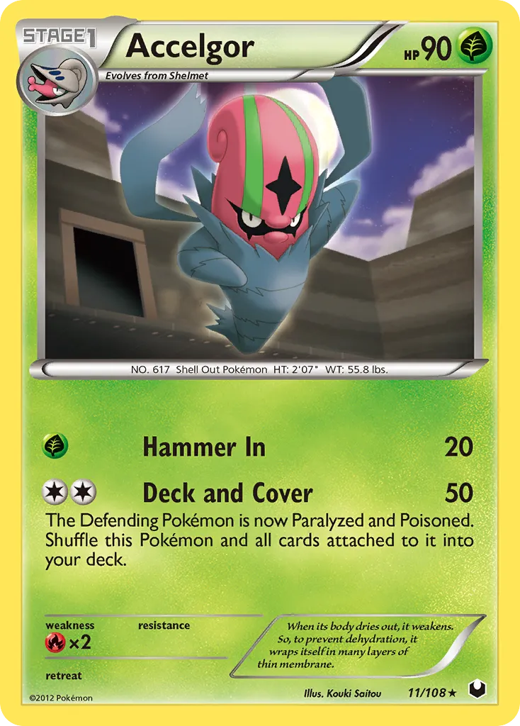 Accelgor — Dark Explorers — Pokemon