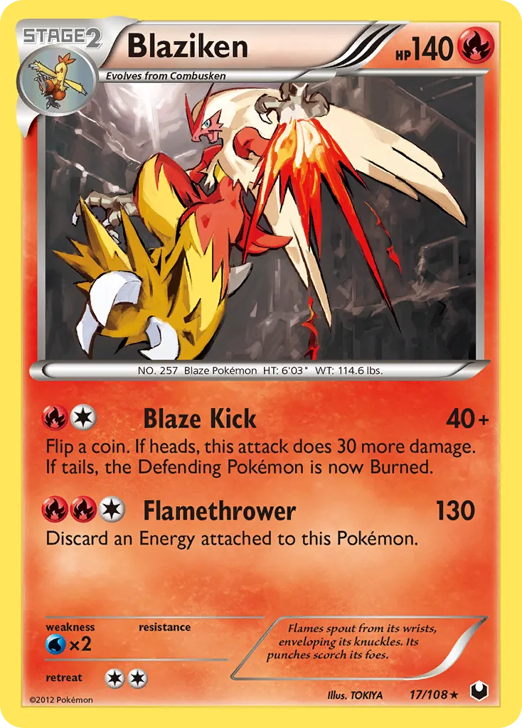 Blaziken — Dark Explorers — Pokemon