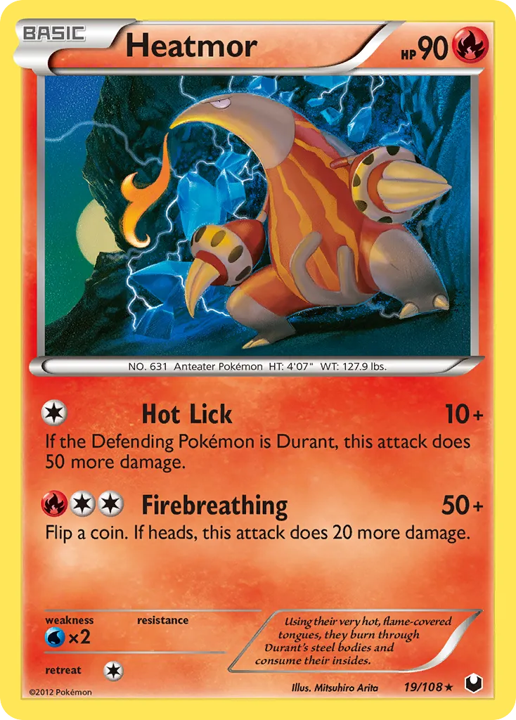 Heatmor — Dark Explorers — Pokémon