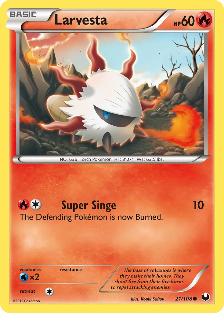 Pyronille — Dark Explorers — Pokémon