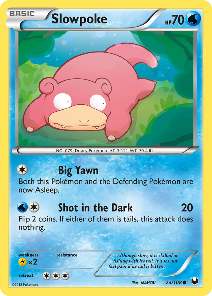 Slowpoke — Dark Explorers — Pokemon