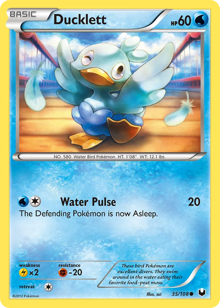 Ducklett — Dark Explorers — Pokemon