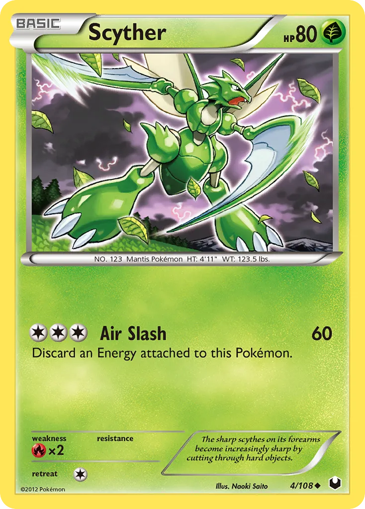 Scyther — Dark Explorers — Pokemon