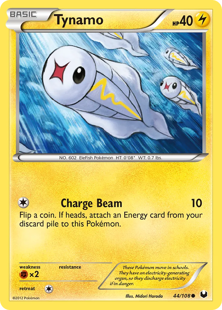 Tynamo — Dark Explorers — Pokémon