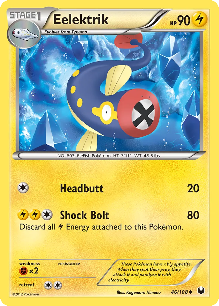 Eelektrik — Dark Explorers — Pokémon