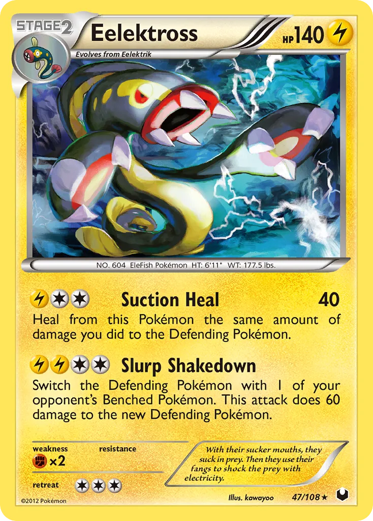 Eelektross — Dark Explorers — Pokemon