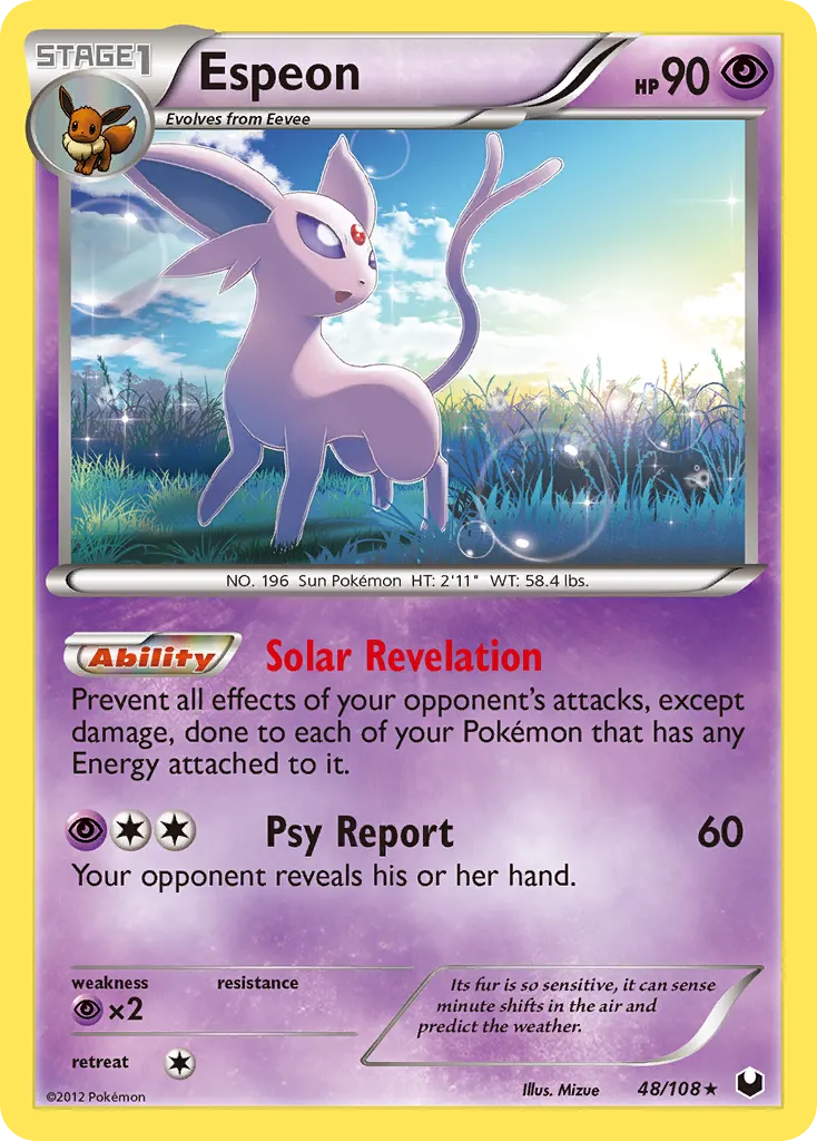Espeon — Dark Explorers — Pokemon
