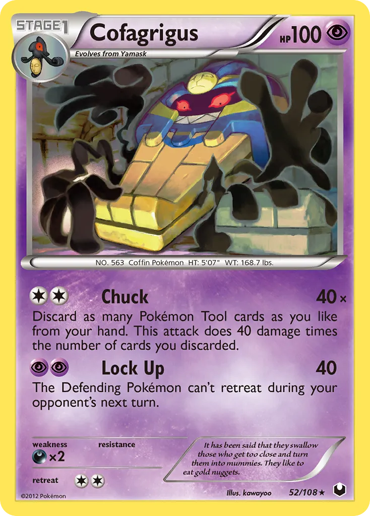 Cofagrigus — Dark Explorers — Pokemon
