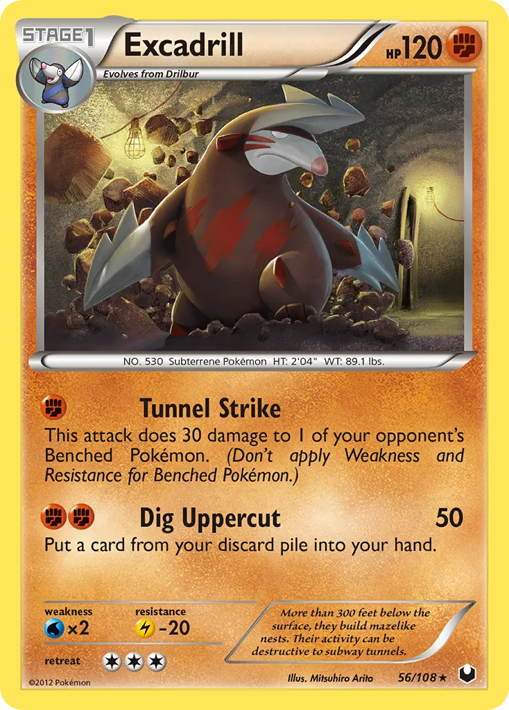 Excadrill — Dark Explorers — Pokemon