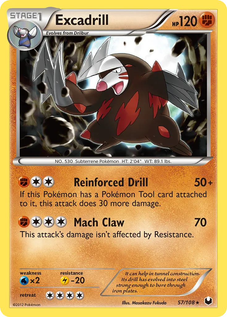 Excadrill — Dark Explorers — Pokemon
