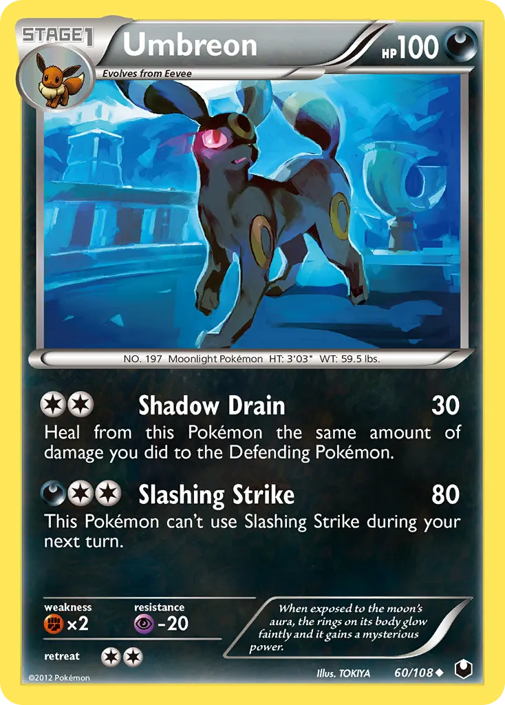 Umbreon — Dark Explorers — Pokemon