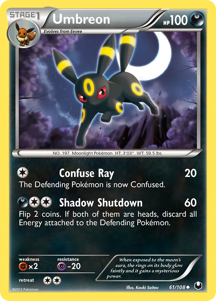 Umbreon — Dark Explorers — Pokemon