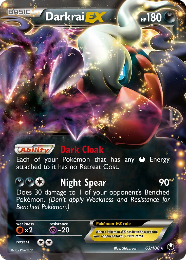 Darkrai EX — Dark Explorers — Pokemon
