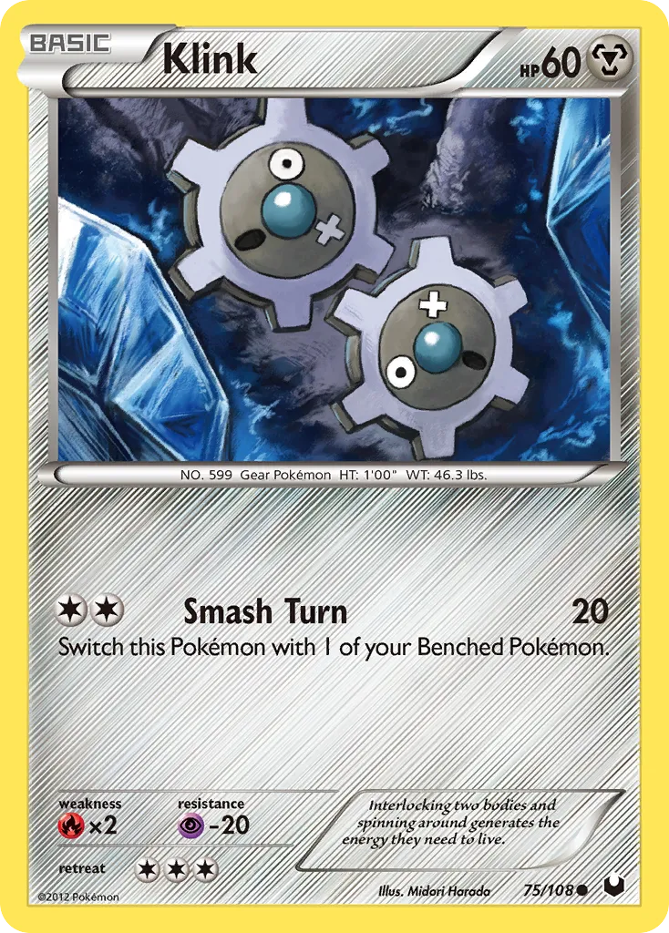 Klink — Dark Explorers — Pokemon