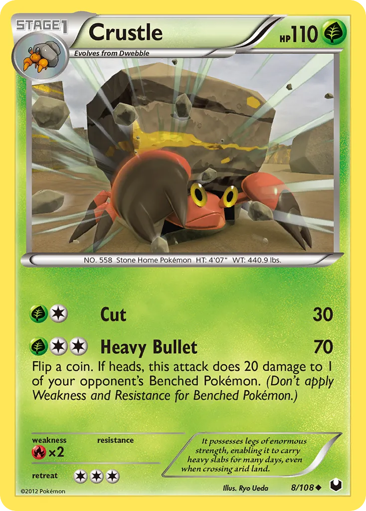Crustle — Dark Explorers — Pokémon