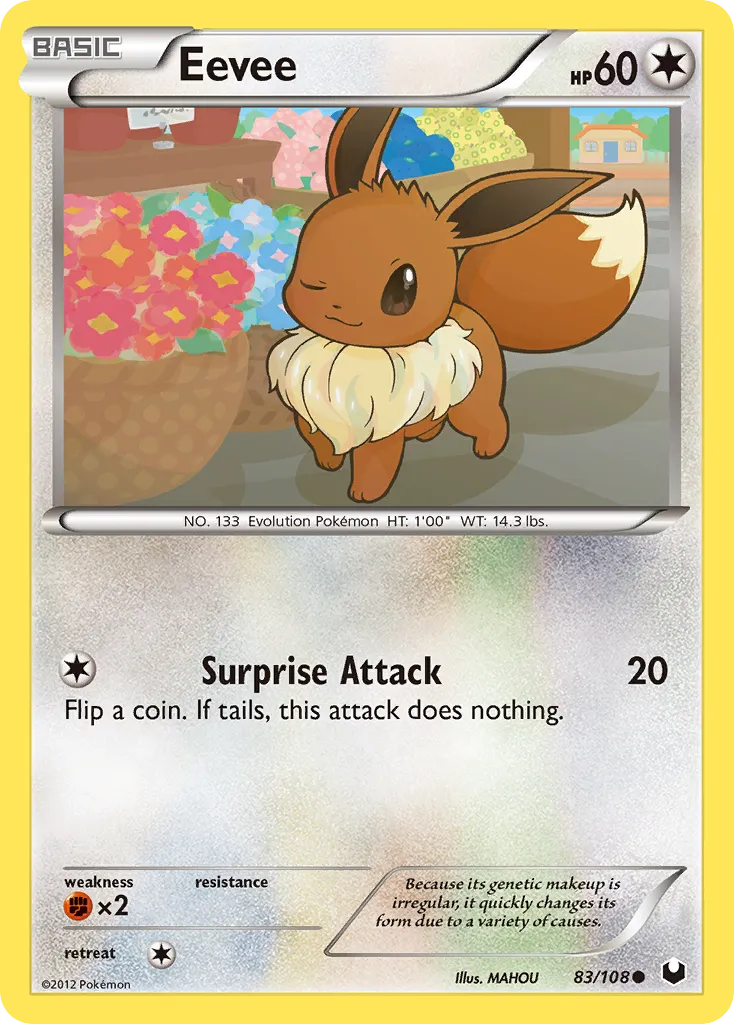 Eevee — Dark Explorers — Pokemon
