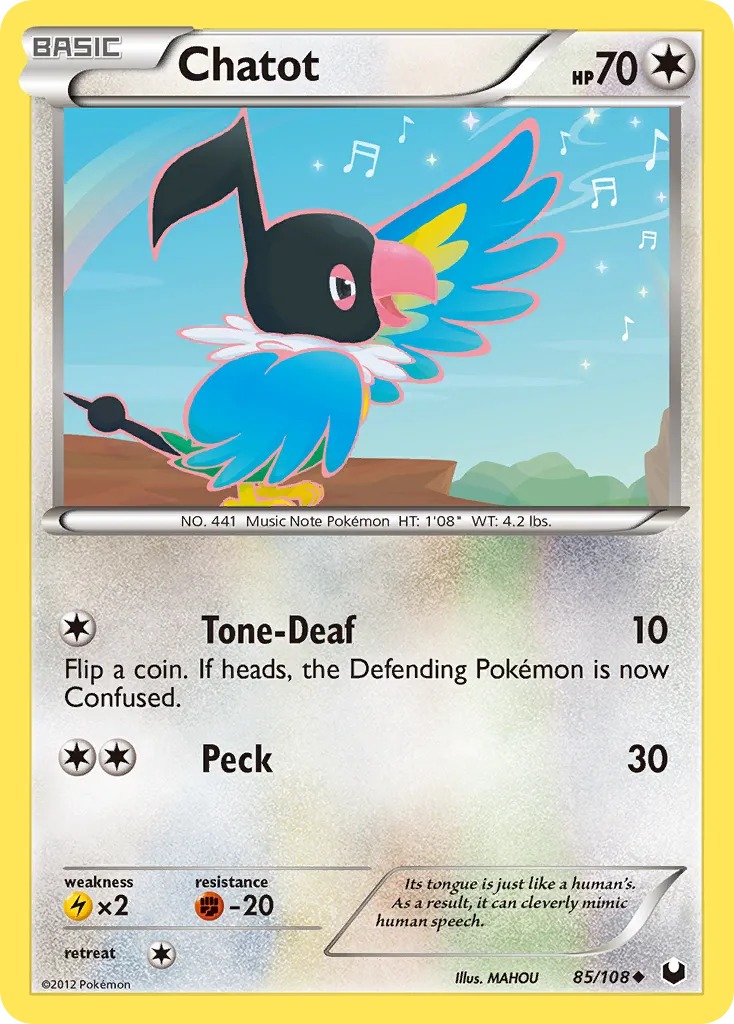 Chatot — Dark Explorers — Pokémon