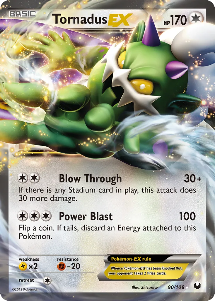 Tornadus EX — Dark Explorers — Pokémon
