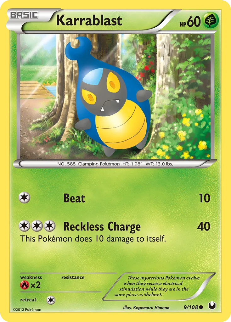 Karrablast — Dark Explorers — Pokémon